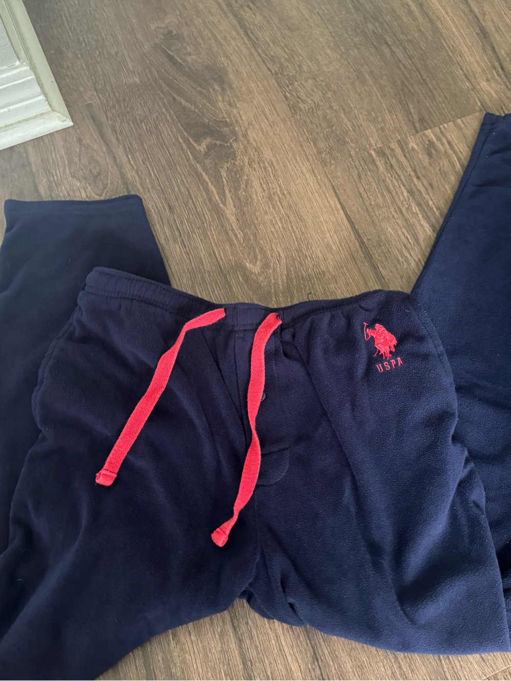 U.S. Polo Assn. Navy Sleep pants with Red Logo & Drawcord